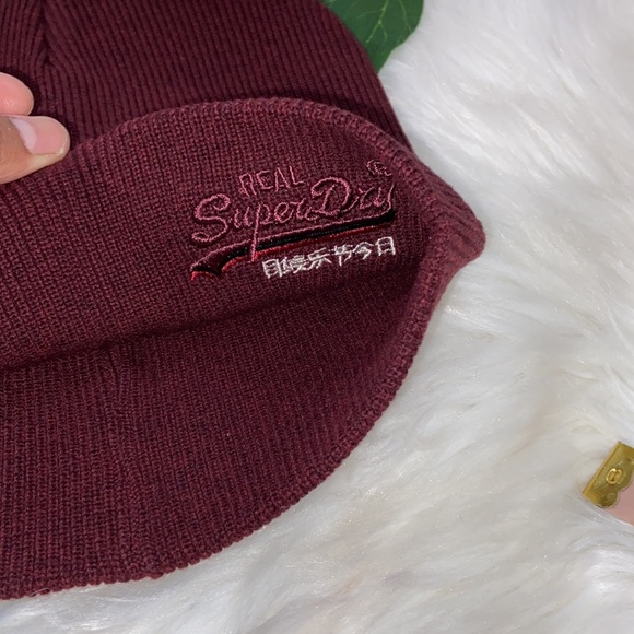 Unisex SuperDry Orange Label Beanie Winter Hat - Picture 8 of 14